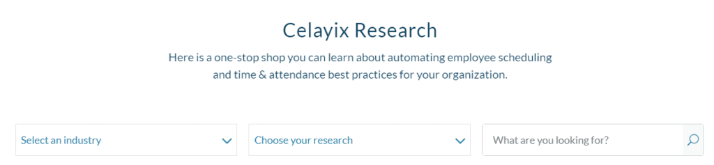 Celayix Resource Section