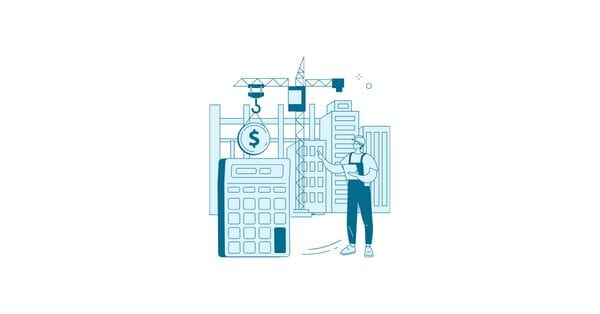 construction worker inspecting a crane working on his site