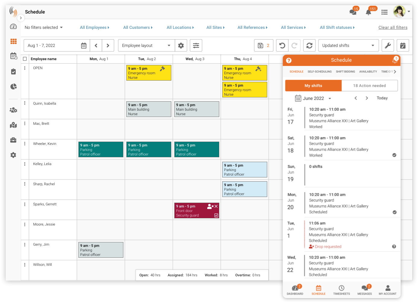 employee scheduling from celayix software