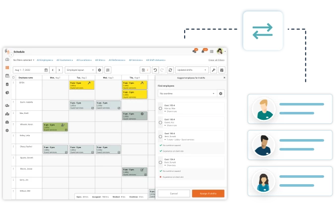 Manage-scheduling-x1 manage scheduling chaos such as swapped or missed shifts