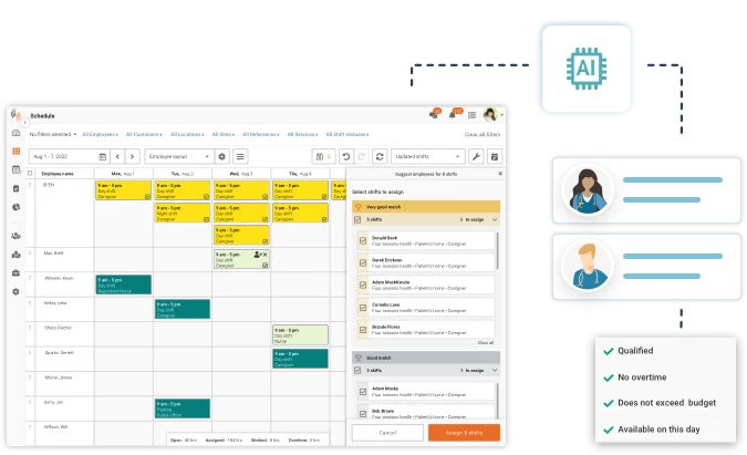 care home workforce management