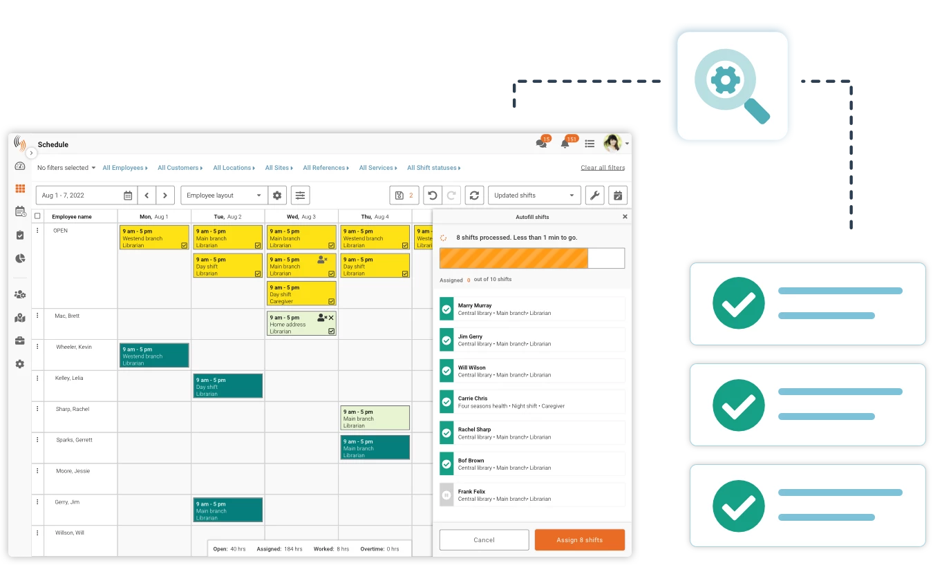 Employee scheduling-x1 library employee scheduling software