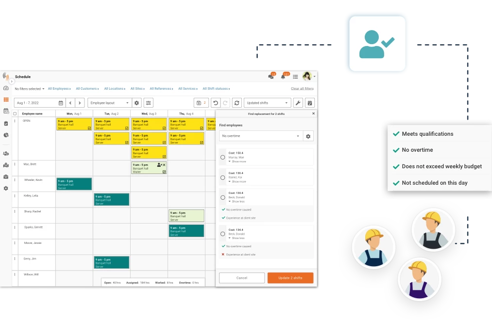 Manage sick calls-x1.5 Manage sick calls