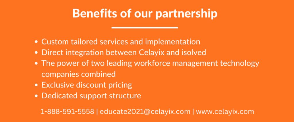 Benefits of Celayix and iSolved Partnership
