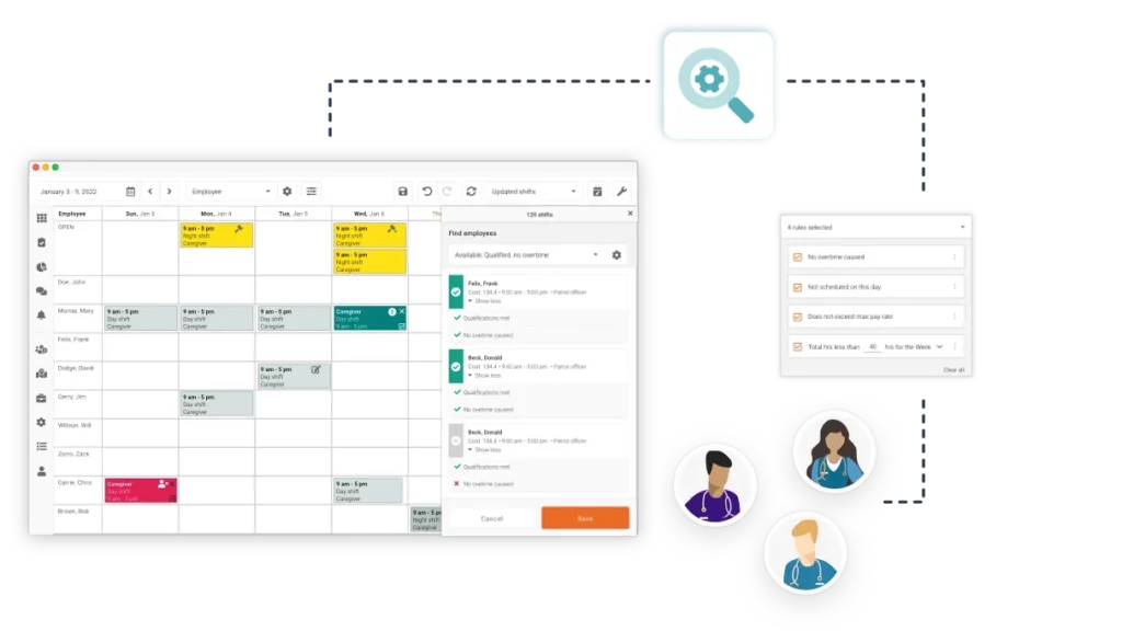 Eliminate overtime with automated scheduling