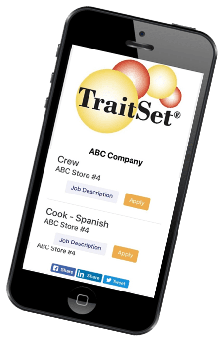 TraitSet image Celayix Partner Traitset Mobile App