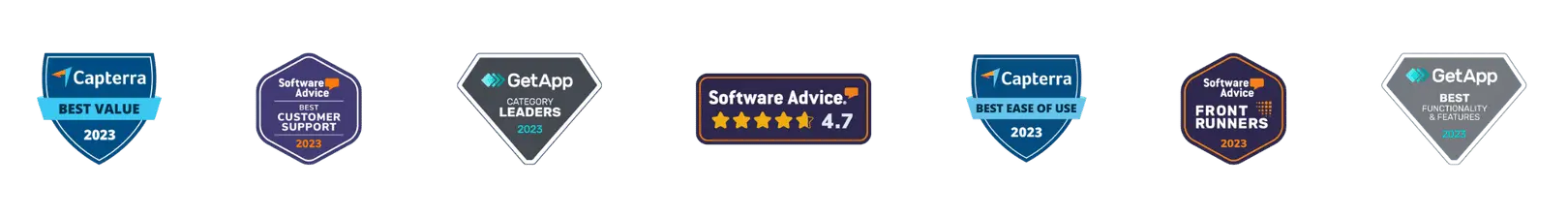 gartner software advice trust badges